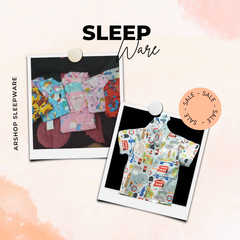 baju tidur anak laki-laki usia 1-2 tahun
