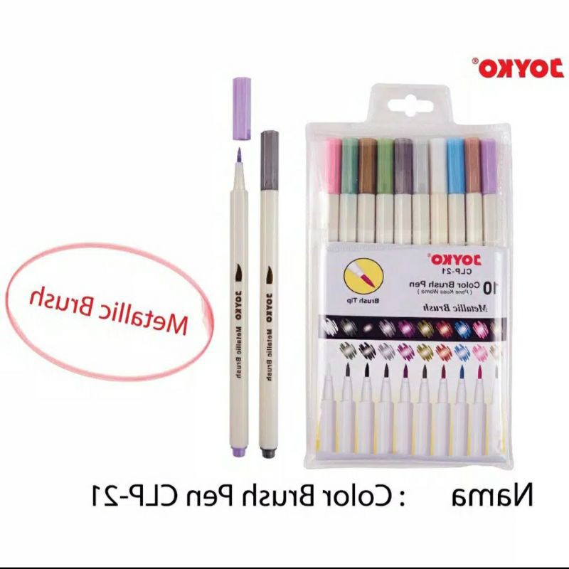 

Joyko metallic brush pen