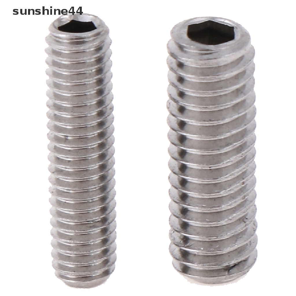 Sunshine Set 50pcs Sekrup Hex M3 M4 2-35mm Bahan Stainless Steel