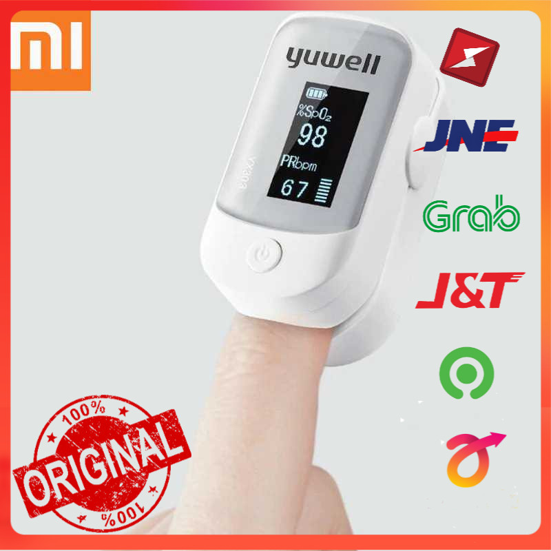 ORIGINAL Yuwell Pengukur Detak Jantung Fingertip Pulse Oximeter - YX303
