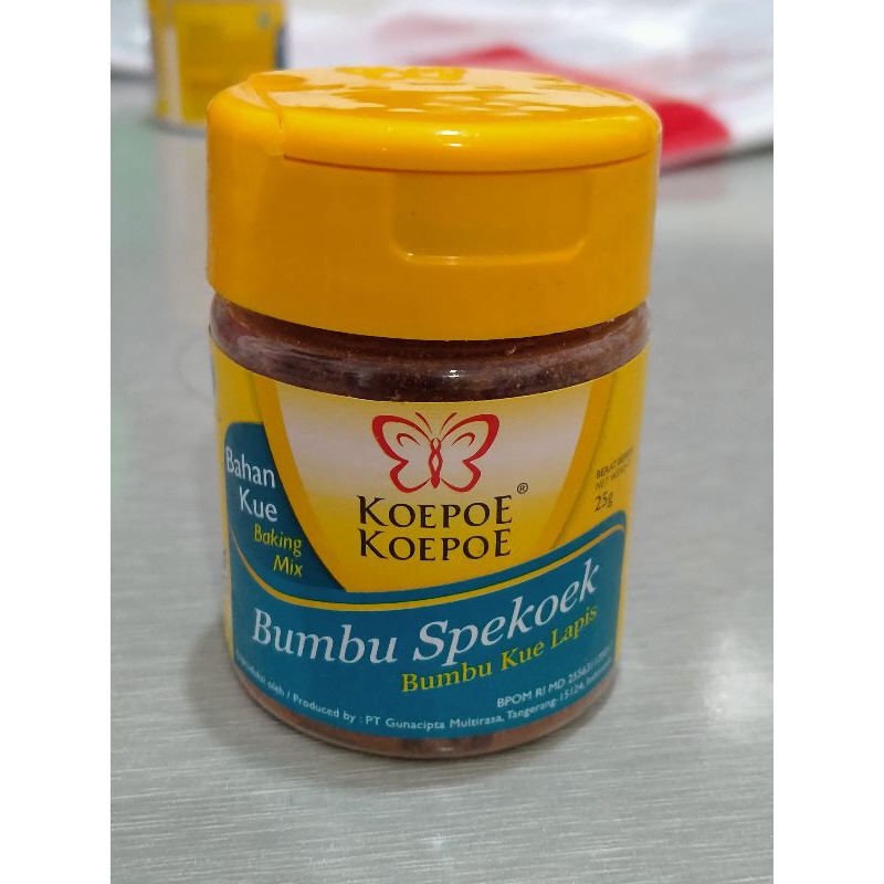 

Koepoe Bumbu Spekoek 25gr kue lapis