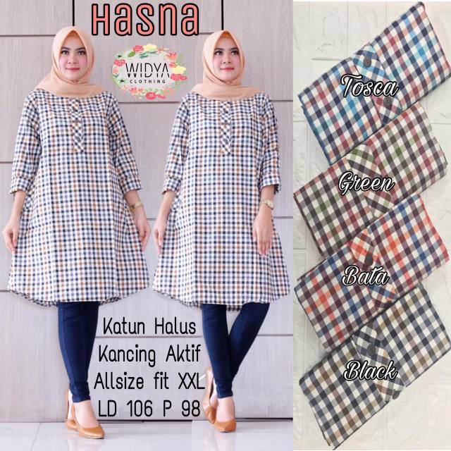 HASNA TUNIK / BAJU ATASAN / BAJU TUNIK / BUSUI FRIENDLY