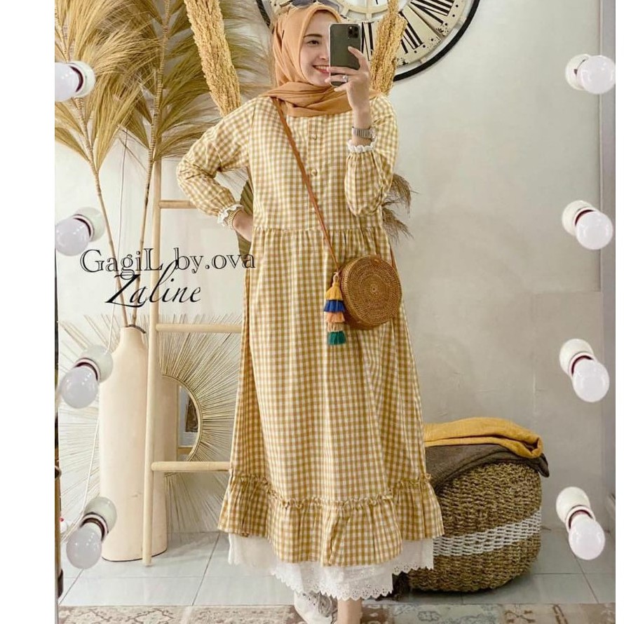 Gamis Syar'i asdf/ZELINE MAXI/ BUSUI /COTTON KOTAK PREMIUM /RALINE MAXI /BUSUI/JUMBO