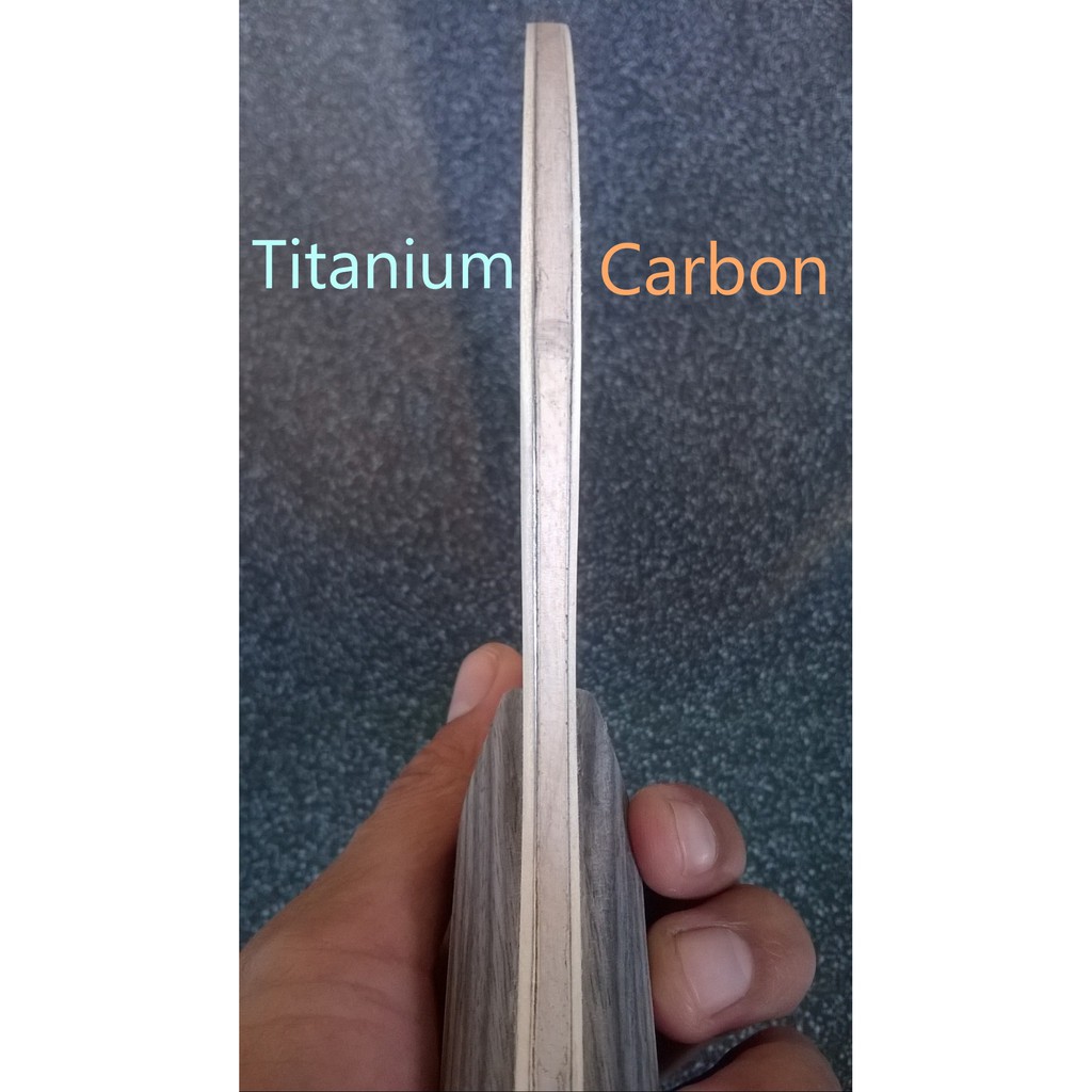 SANGATA CARTIN (Carbon-Titanium)/ Kayu Bet / Blade Tenis Meja