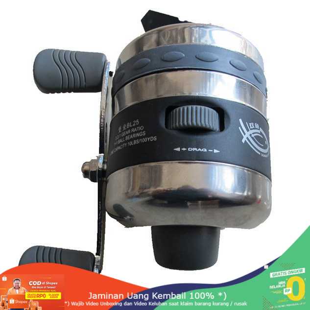 (BISA COD) RVOSTR Reel Pancing Ketapel Berburu Mancing Outdoor Hunting - BL25