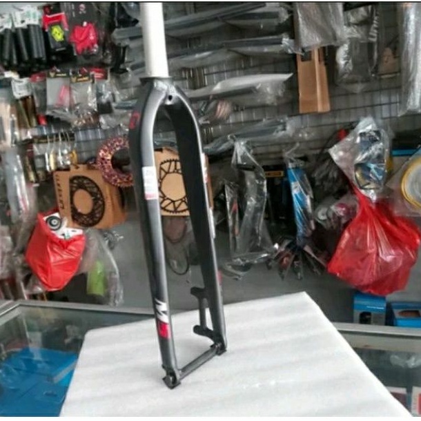 FORK RIGID MOSSO M5 BLACK RED