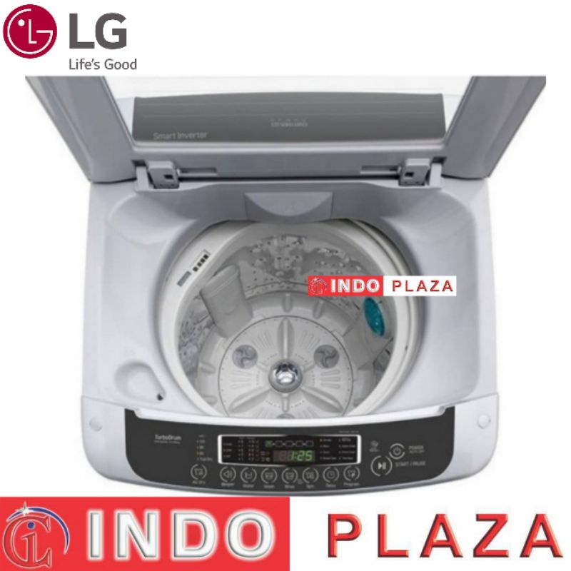 MESIN CUCI 1 TABUNG TOP LOADING 7 KG / 7KG SMART INVERTER LG T2107VSPCK