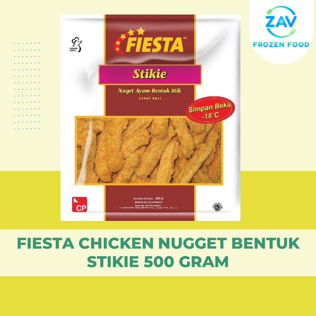 

FIESTA CHICKEN NUGGET STIKIE 500 GRAM