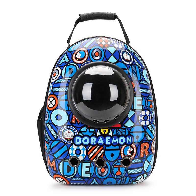 BAGRIOUS Tas Ransel Kucing Astronot Transparan Murah Pet Cargo Cat Bag Carrier Tas Gendong Kucing Travel Capsule Backpack Kapsul Tas Hewan Peliharaan Kelinci Hamster Sugar Glider Waterproof Anti Air Tempat Kandang TK-FC-TK-FC05
