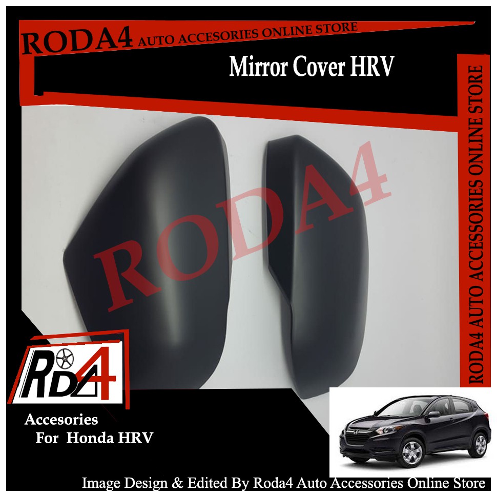 Cover Spion Mirror Cover Hitam Dof Black Doff Edition HRV
