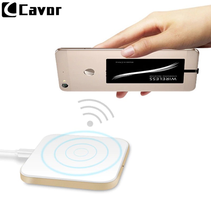 adapter Qi Wireless Charger For Samsung Galaxy A8s A10 A30 A50 Case Cell phone Power Bank Pad