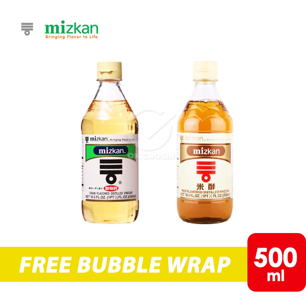 

Mizkan Suehiro Kokumotsu Su Grain / Kome Su Rice Vinegar / Cuka Sushi Jepang (Botol 500 ml)