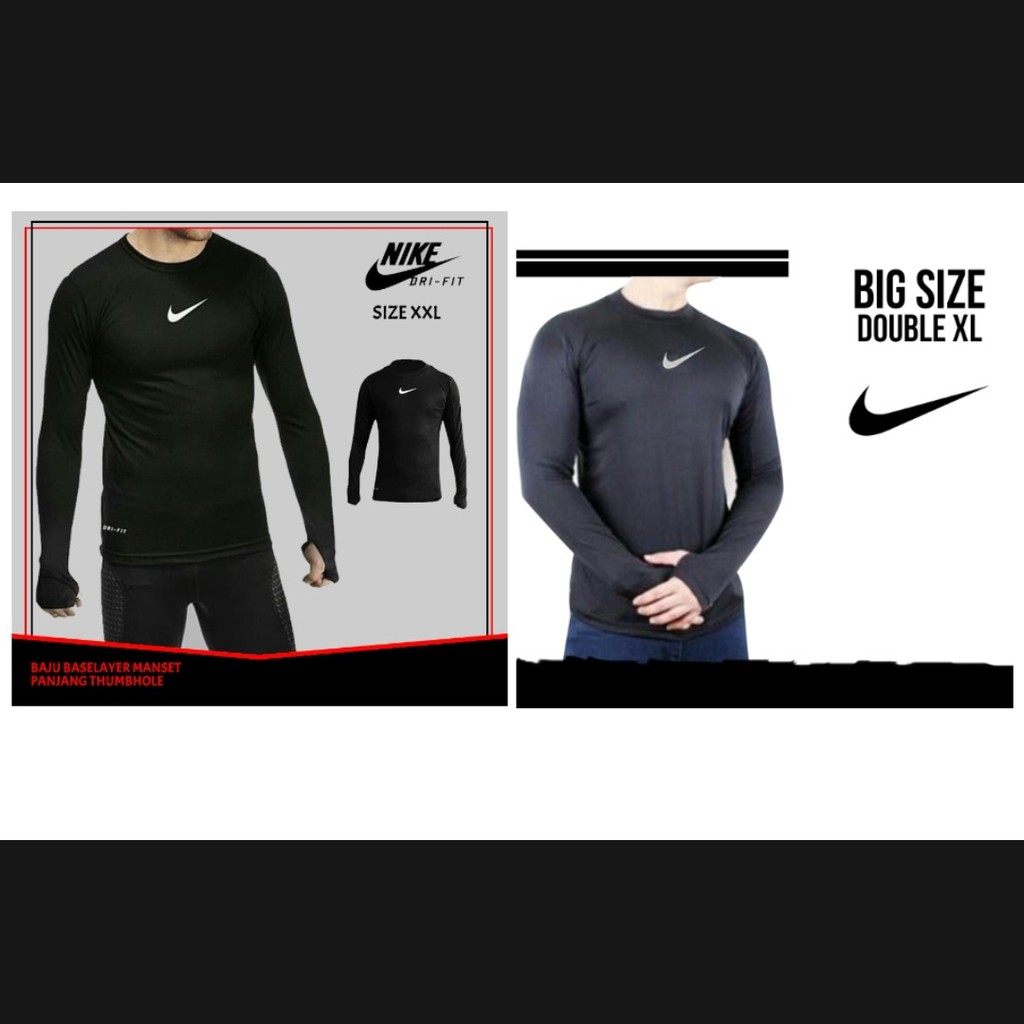 BAJU MANSET BASELAYER LENGAN PANJANG STRECH OLAH RAGA