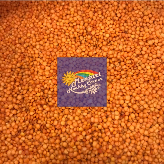 WHOLE RED LENTIL 250gr / ORANGE LENTILS 250gram