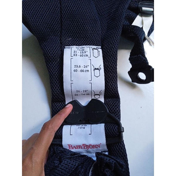 baby bjorn baby carrier blue