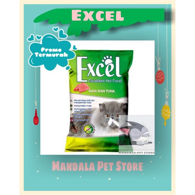 Makan Kucing Excel Murah / MAKANAN KUCING MURAH EXCEL