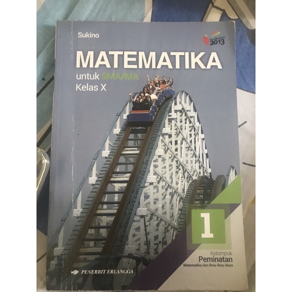 

buku matematika pemintan sukino kelas 1 SMA