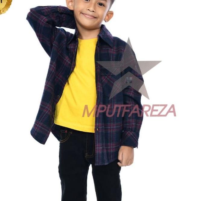֍ Kemeja Flanel Anak Laki Laki Usia 1-11 Tahun ORI Lengan Panjang Kotak Kotak FLANEL Original Distro