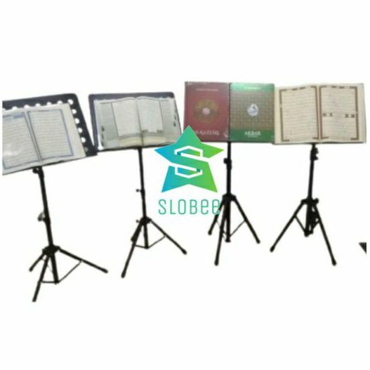 Standbook Tripod standing penyangga al quran - stand buku Rehal- rekal- lekar berdiri