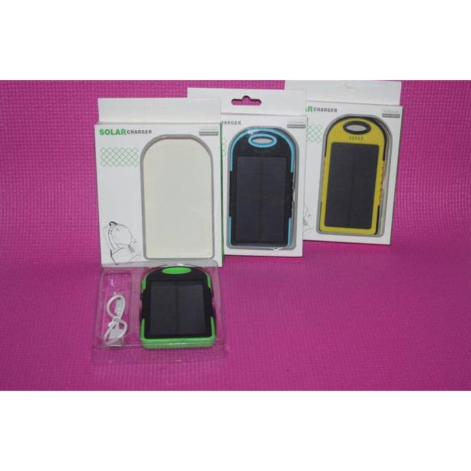 Terbaru Solar Powerbank Real Capacity 5000Mah