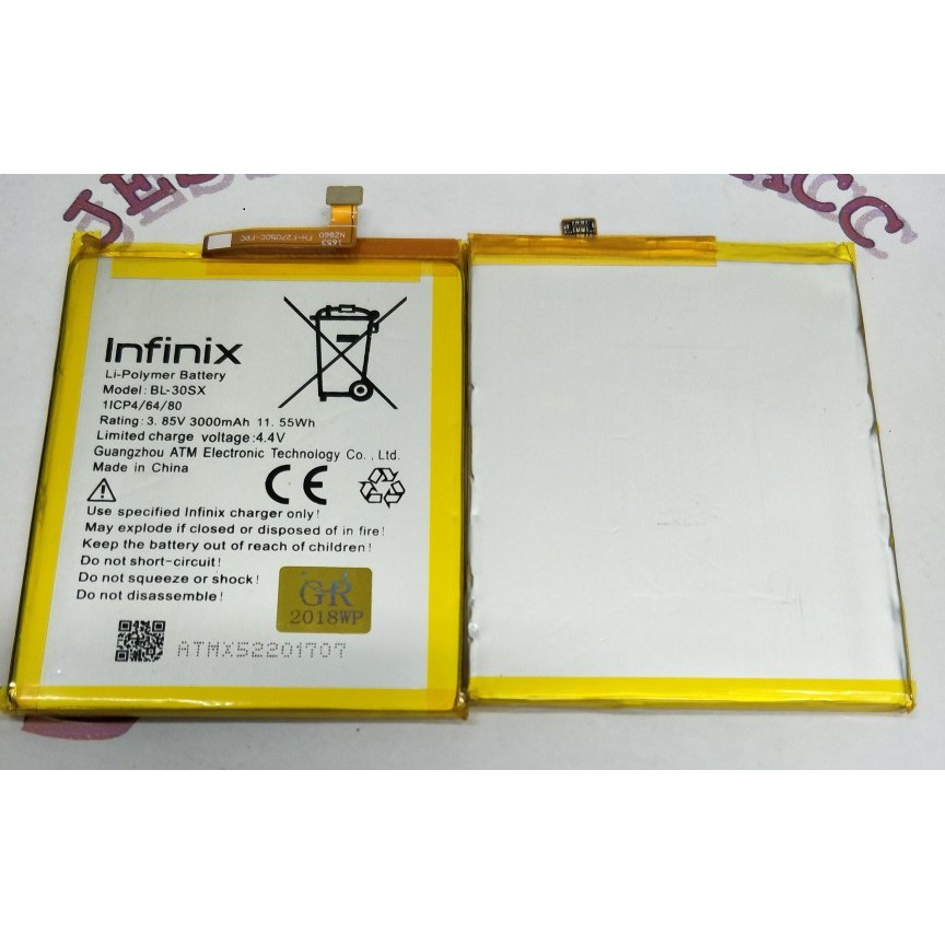 Battery Batre Baterai Infinix S2 - S2 Pro X522 BL-30SX BL30SX BL 30SX