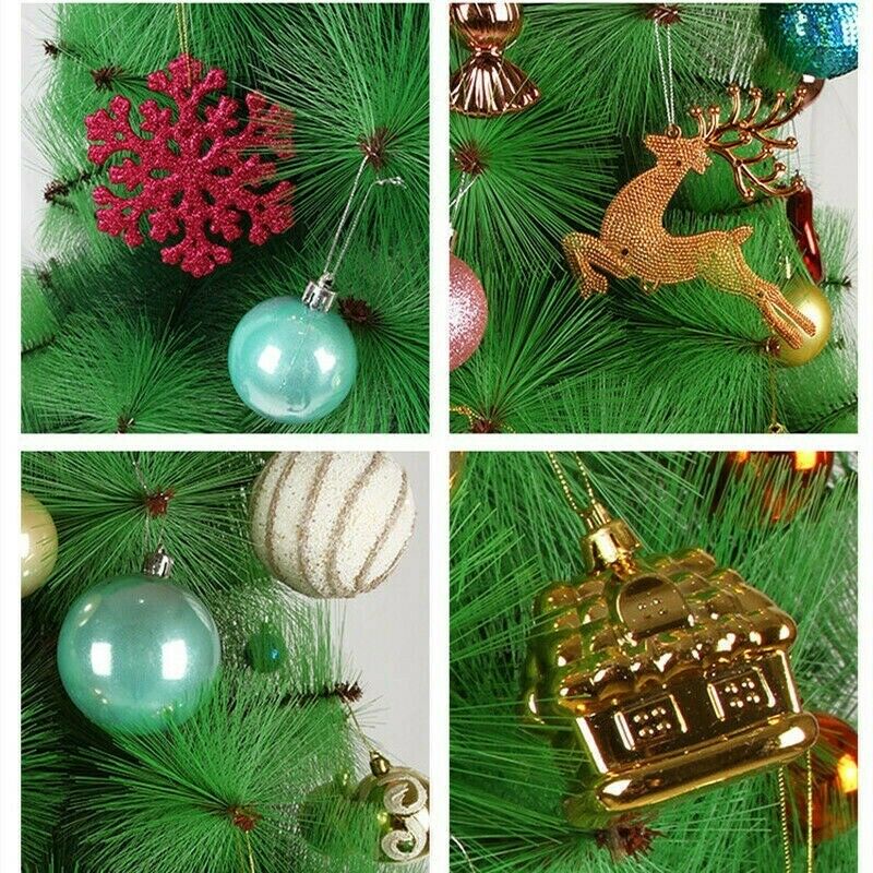 [Christmas Home Decoration Products] [ 30-70PCS/Box Christmas Glitter Ball][Bright and matte Christmas Tree Ball Ornament] [Xmas Home Decor Accessories]