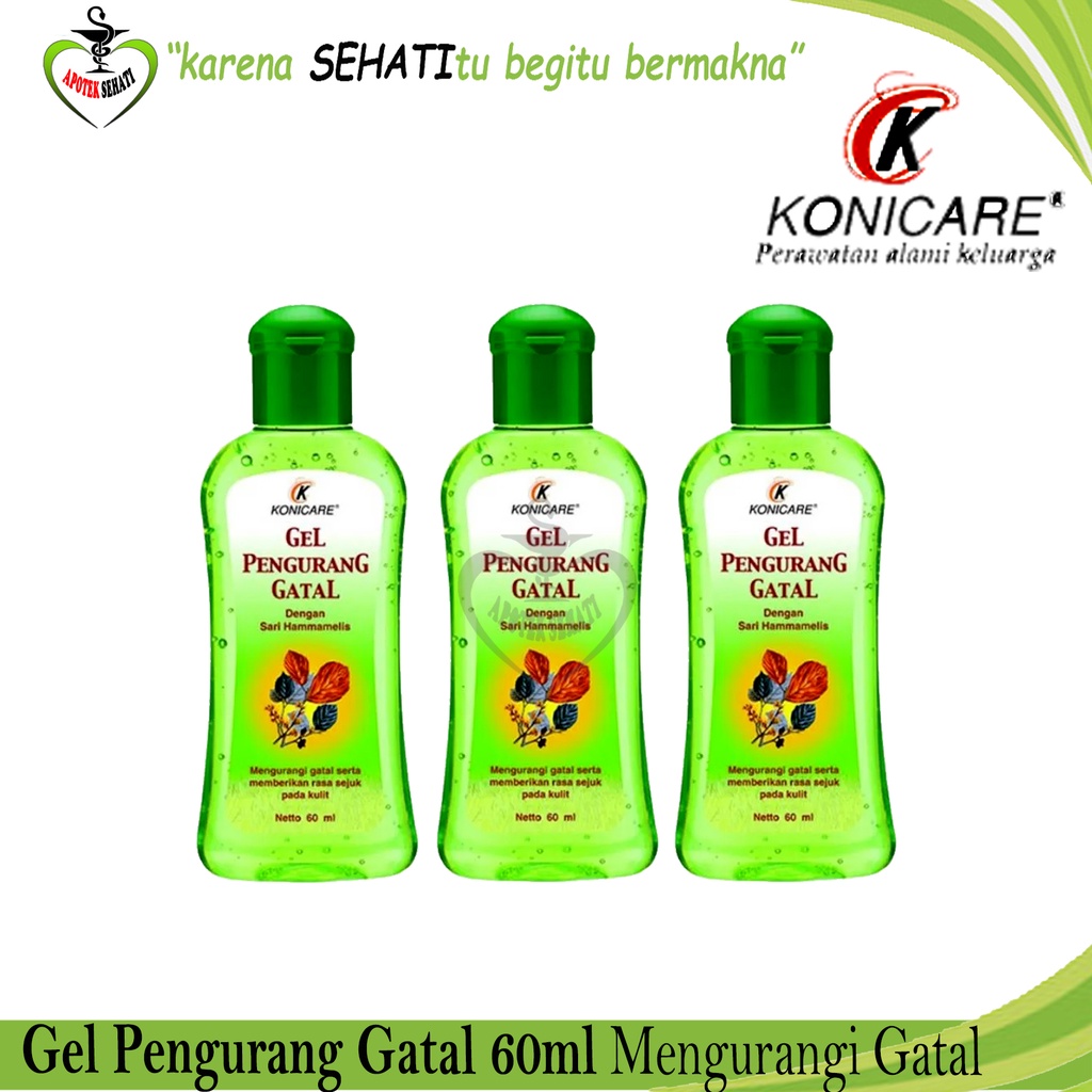 KONICARE GEL PENGURANG GATAL 60ML GIGITAN NYAMUK SERANGGA