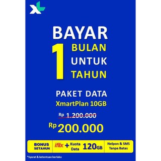 Paketan Xl Xmartplan 10gb Shopee Indonesia