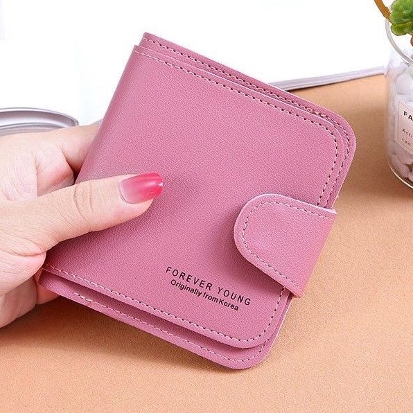 Medan Termurah KD39 Korean style Dompet cantik leather Dompet wanita Lipat import FY simple