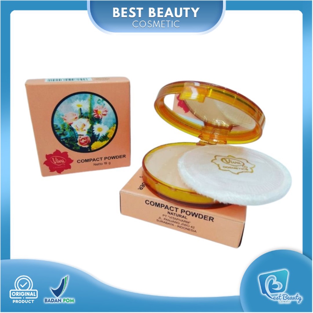 ★ BB ★  Viva Compact Powder 19gr - Compact Powder - Bedak Padat