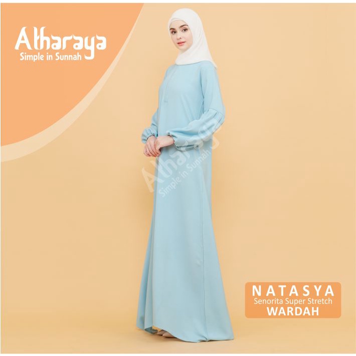 Gamis Terbaru Abaya Maxi Dress NATASYA Basic Dress Premium By Atharaya