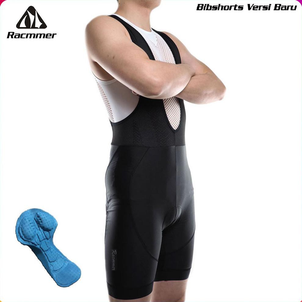 Black Doff Climber Bibshorts - Racmmer New Gen Of Color 109 Carbon Black - Celana Bib Hitam - Size