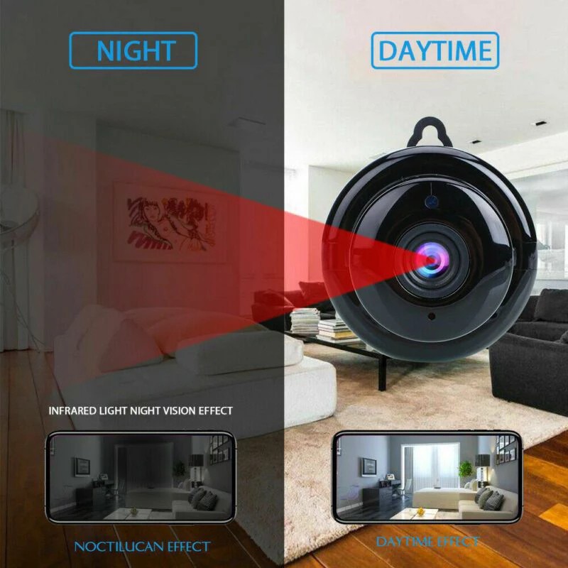 HD Wireless Ip Mini Camera Wifi Smart Net Cam Aplikasi V380