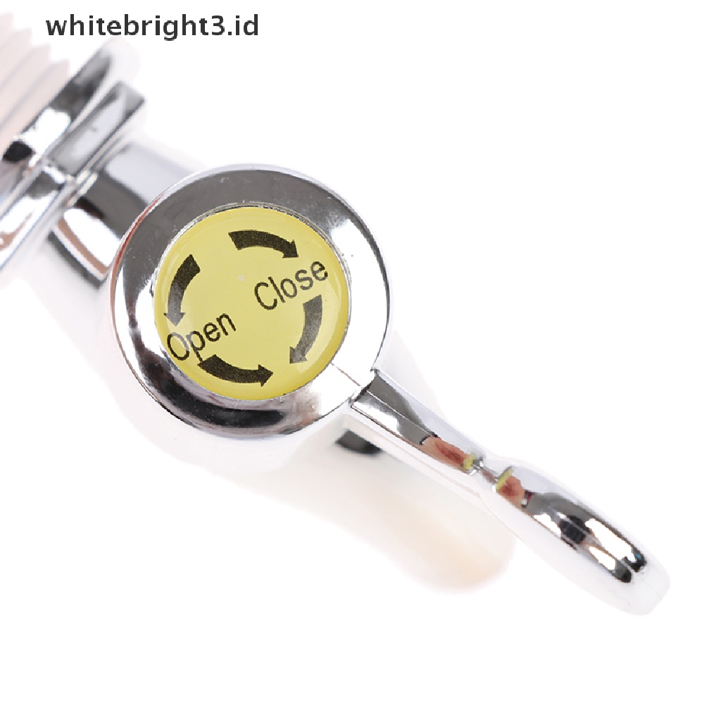 (whitebright3.id) 1pc Keran Air 17mm Warna Silver Untuk Botol Wine