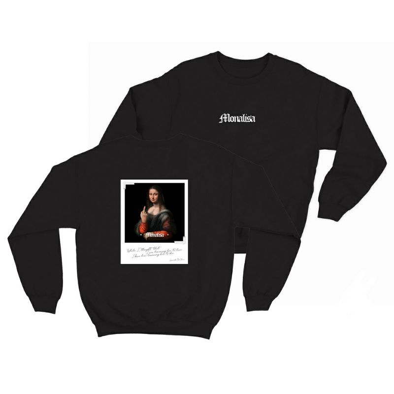 Sweater crewneck unisex (Monalisa)