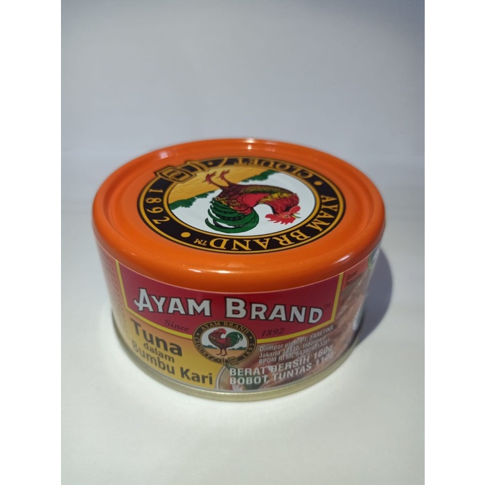 

Gg01Hh Ayam Brand Curry Tuna 160Gr Tuna Dalam Bumbu Kari Ds01Gkk