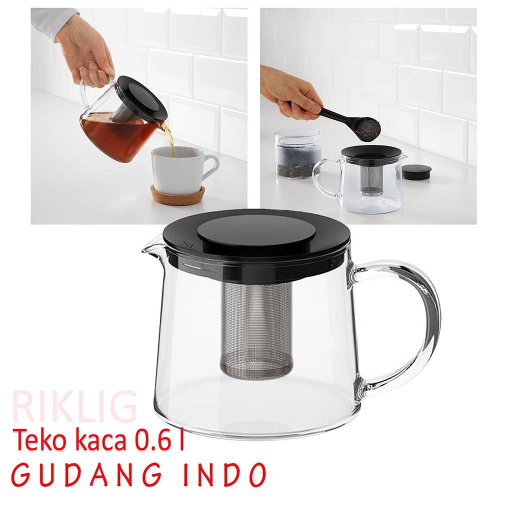 TEKO kopi / teh 0.6 l / TEKO KACA / teko kecil / TEKO TEH