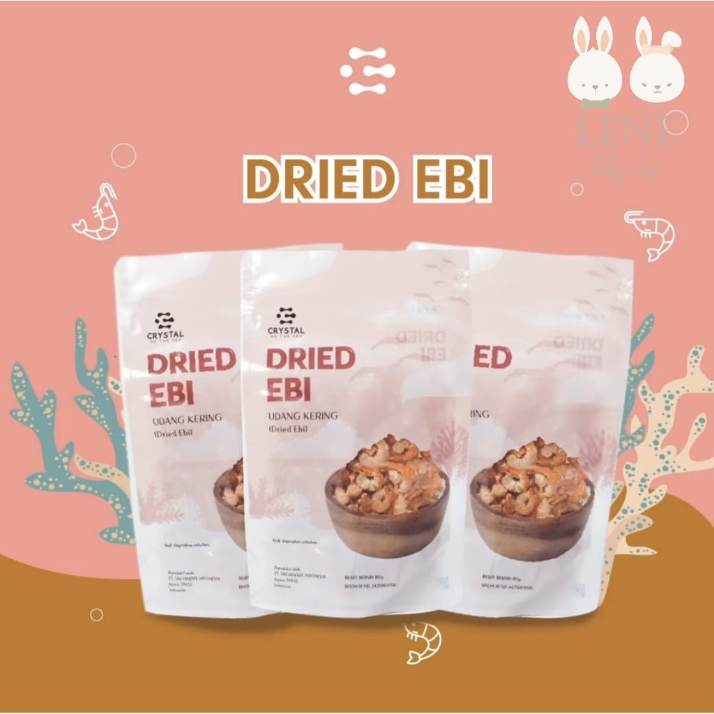 

Crystal of The Sea Dried Ebi Udang Kering - 80 gr