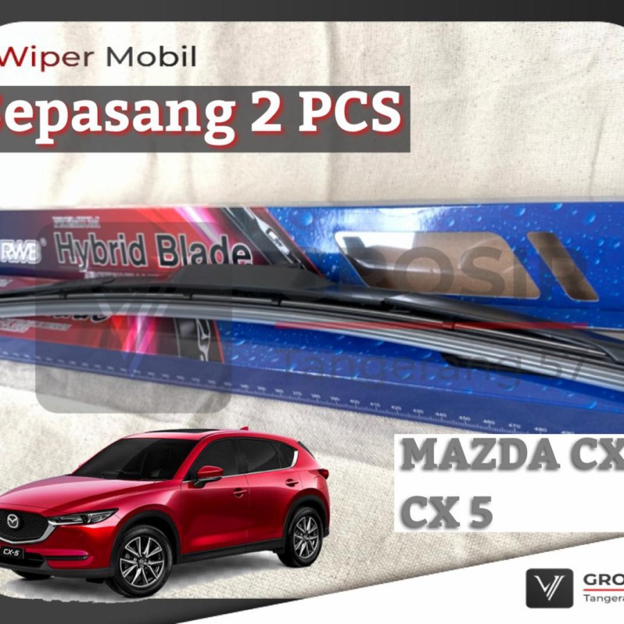 WIPER MAZDA CX5 CX 5 RWB SEPASANG 2 PCS - GROSIR TANGERANG 57