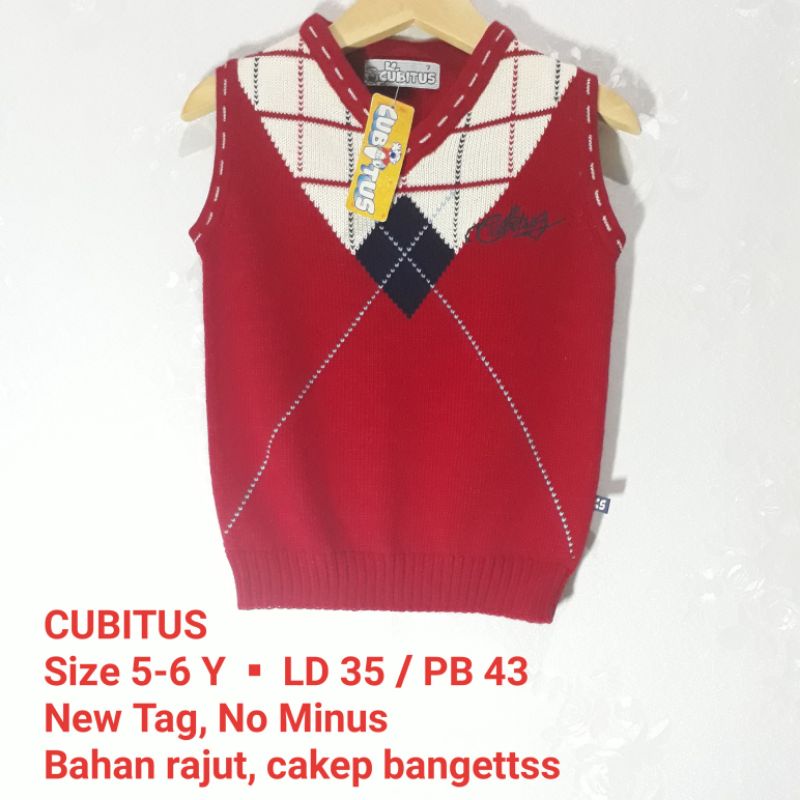 VEST Baju Anak Laki Laki CUBITUS