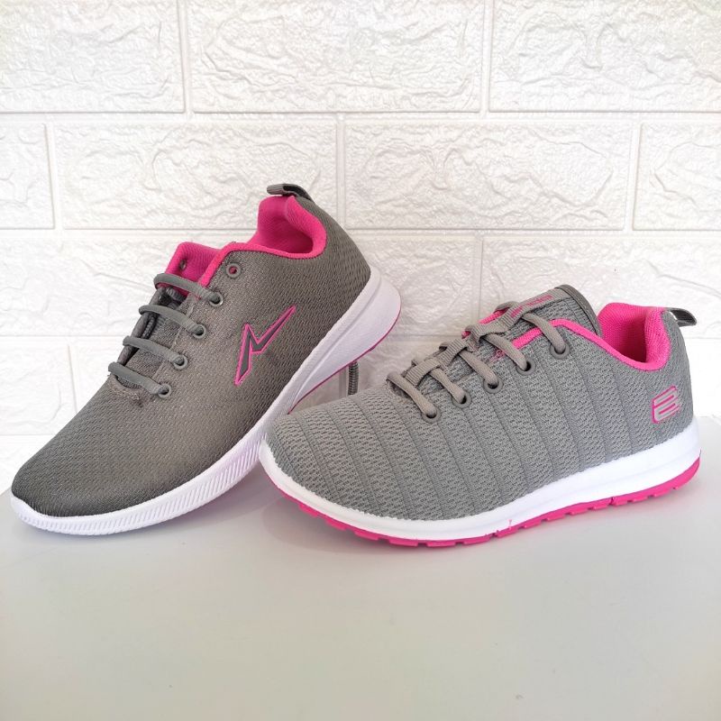 Sepatu Sneakers Wanita Ando Rebecca Gaya Olahraga yang Trendy dan Stylish Pink