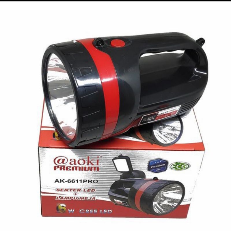 COD Senter Emergency AOKI AK-6611 PRO SENTER CAS AOKI -6611 Senter Tangan Aoki Cas