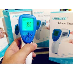 THERMO GUN LERKONN INFRARED THERMOMETER FOGITAL SUHU TUBUH NON CONTACT