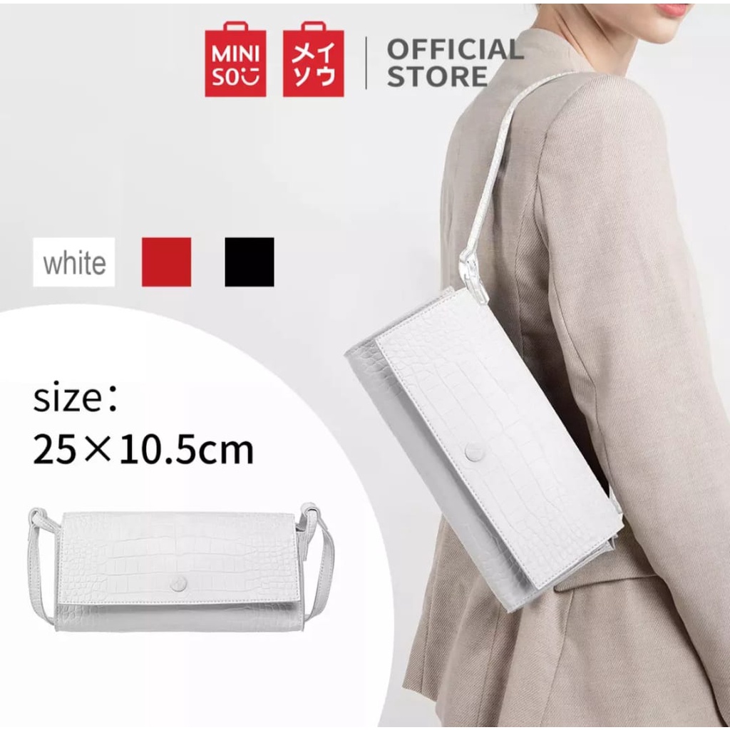 tas wanita terbaru Tas Selempang Wanita tas kondangan wanita Sling Bag Kecil Tas Bahu Rantai Simple Cewek Stone-patterned Motif Batu Kulit Shoulder Crossbody