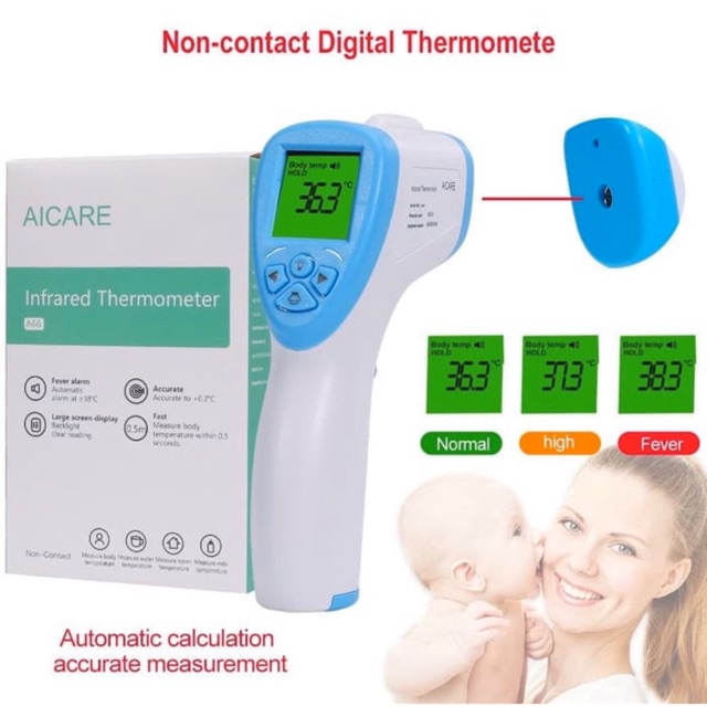 Termometer Gun Infrared Aicare