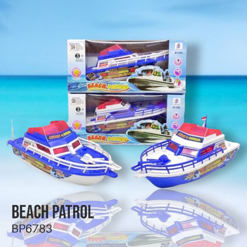 Mainan Perahu Air Speed Boat Beach Patrol