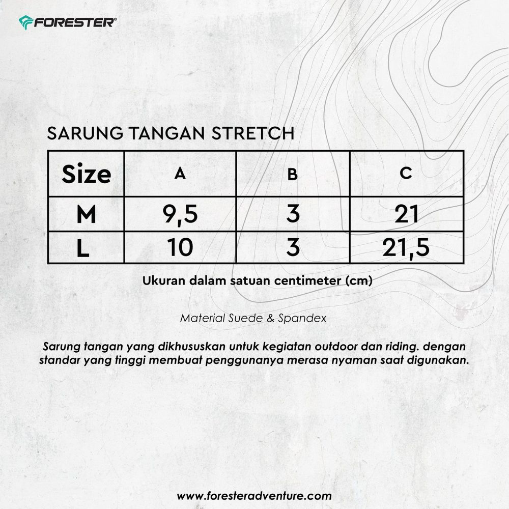 Sarung Tangan/Gloves Original Forester STf 06154 Full Fingers Touch 3M