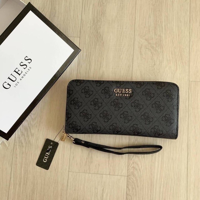 guess long wallet zipper original