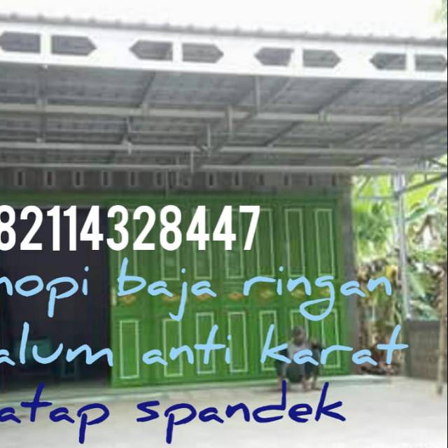 Kanopi baja ringan anti karat