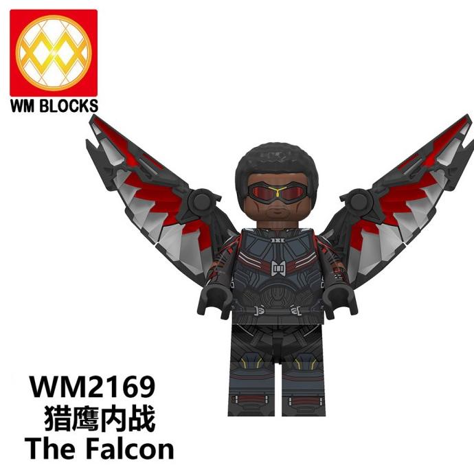 WM2169 - Falcon Winter Soldier MCU Minifigure Brick DIY WM6117